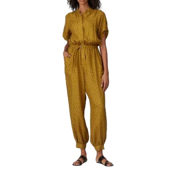 Tanya Taylor Francis Silk Jumpsuit Size 2 - Picture 1 of 14
